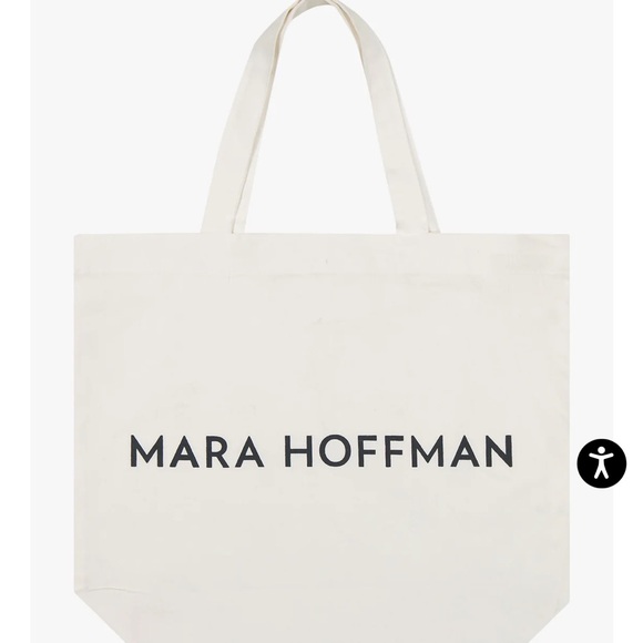 NWT, Mara Hoffman MADE X Hudson canvas shopping tote bag - Picture 5 of 5